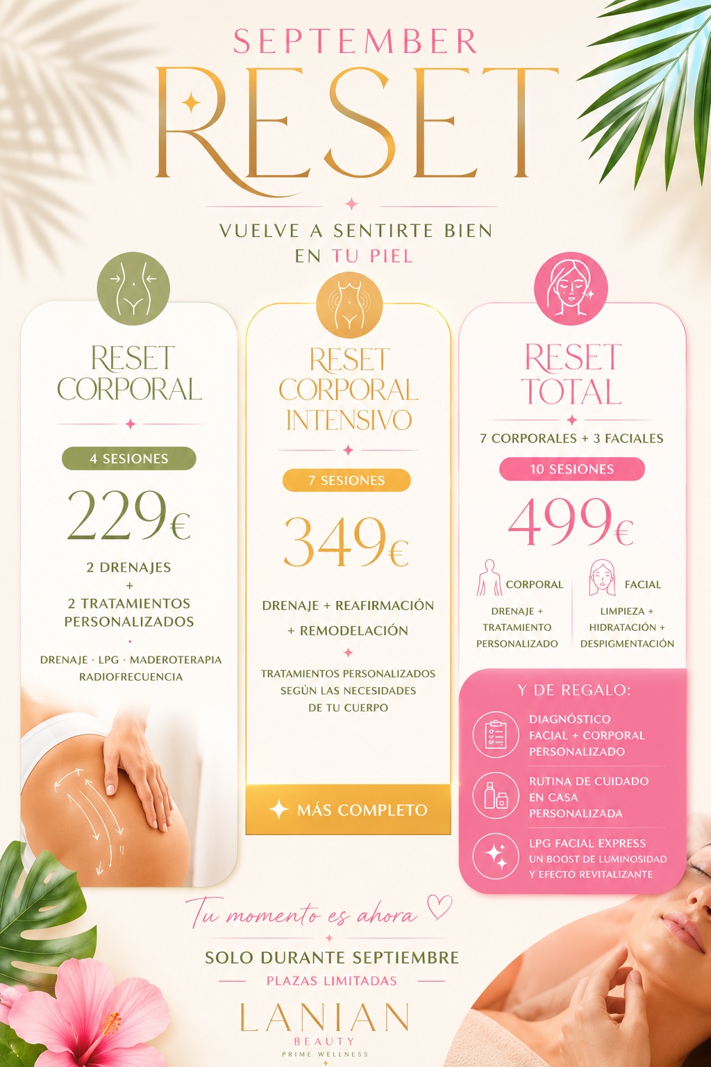 Reverso de la promo del mes Lanian